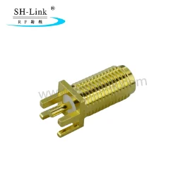 RF SMA coaxial female connector for PCB connector